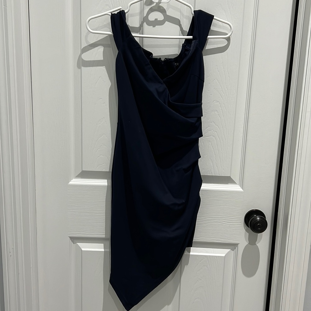 Navy Mini Dress From Trac